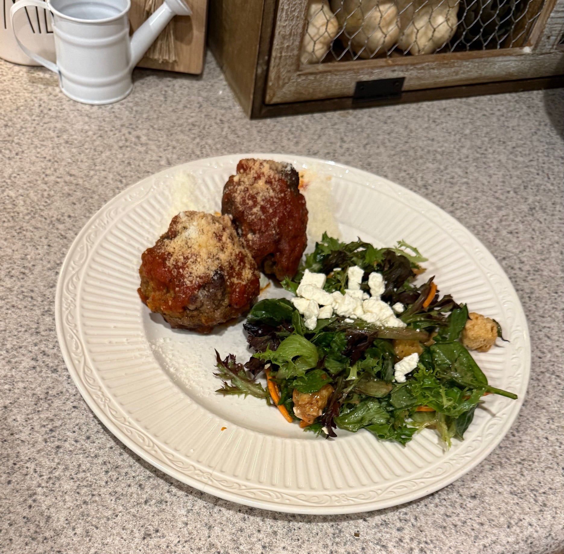 Crispy One Pan  Keto-friendly Meatballs